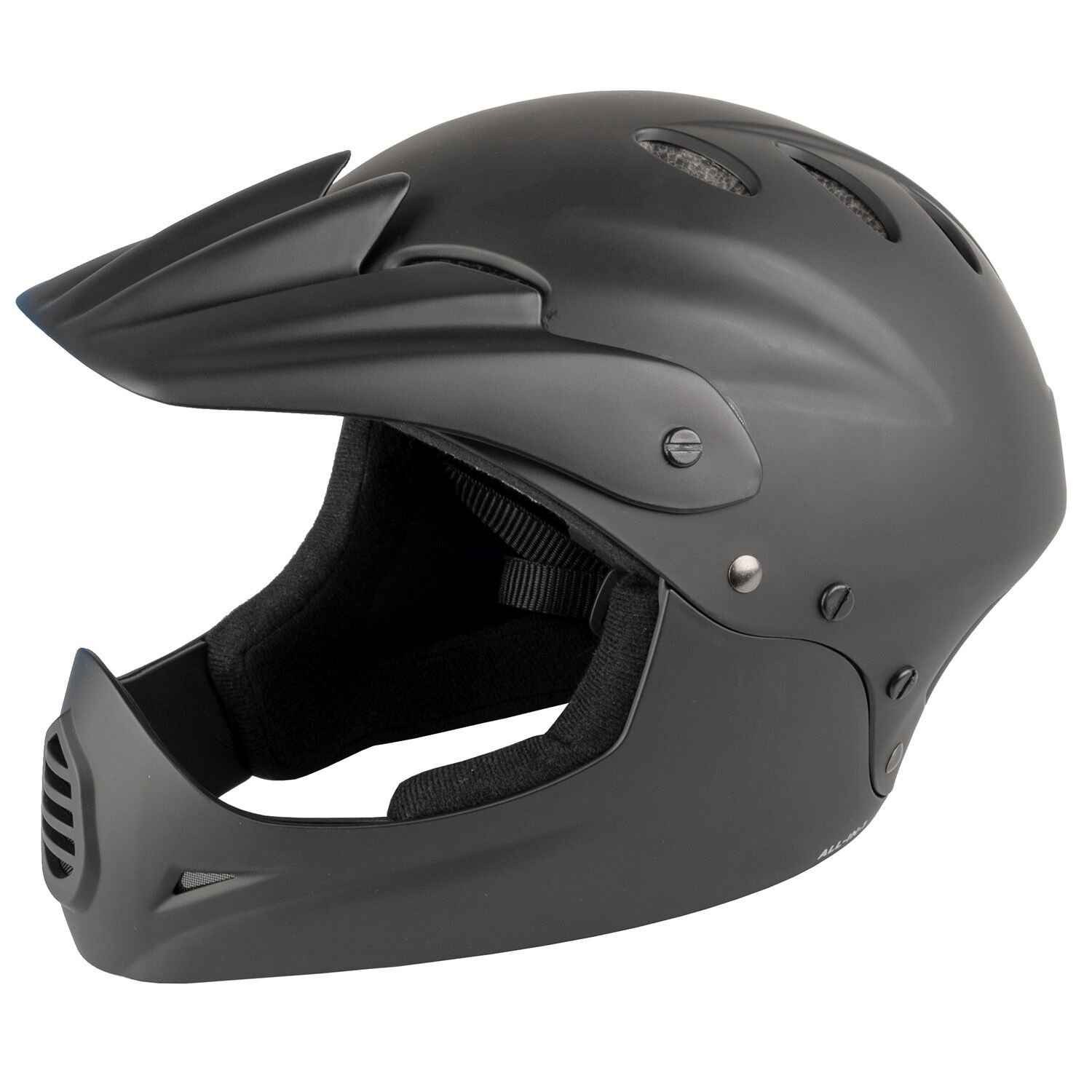 M-Wave All-In-1 Fullface Downhill Bisiklet Kaskı Mat Siyah L