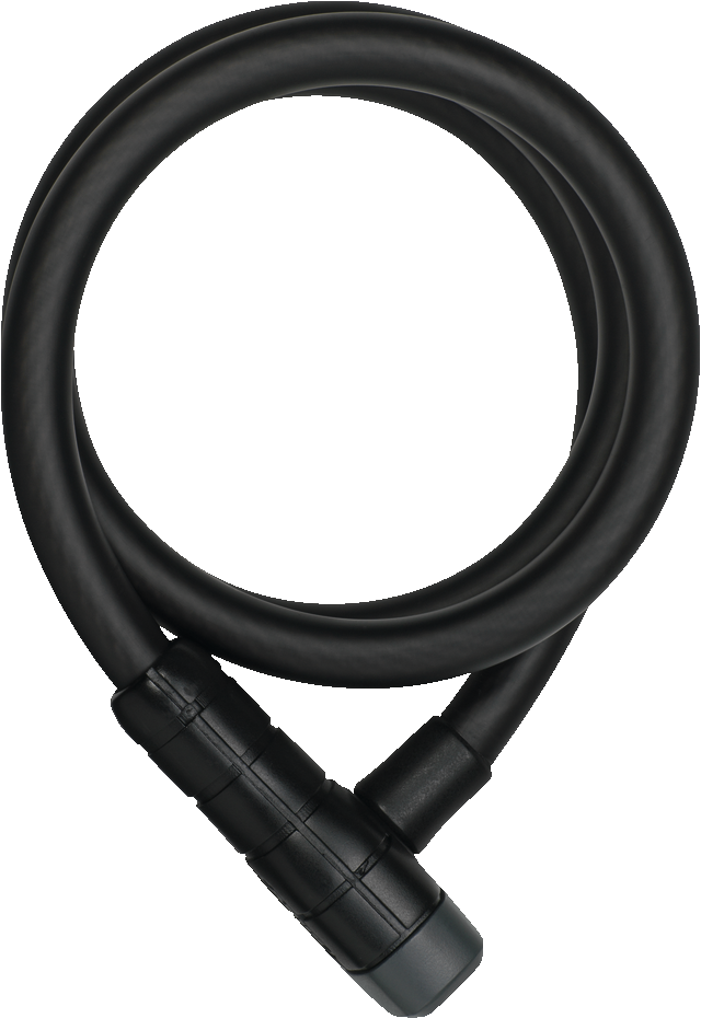 Abus 6415K/120/15 BK SCMU Racer Anahtarlı Bisiklet Kiliti - Siyah