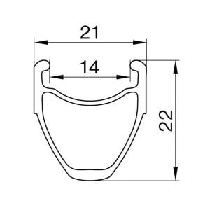 REMERX Alcyon 28'' 20 Delik Alüminyum Jant Çemberi