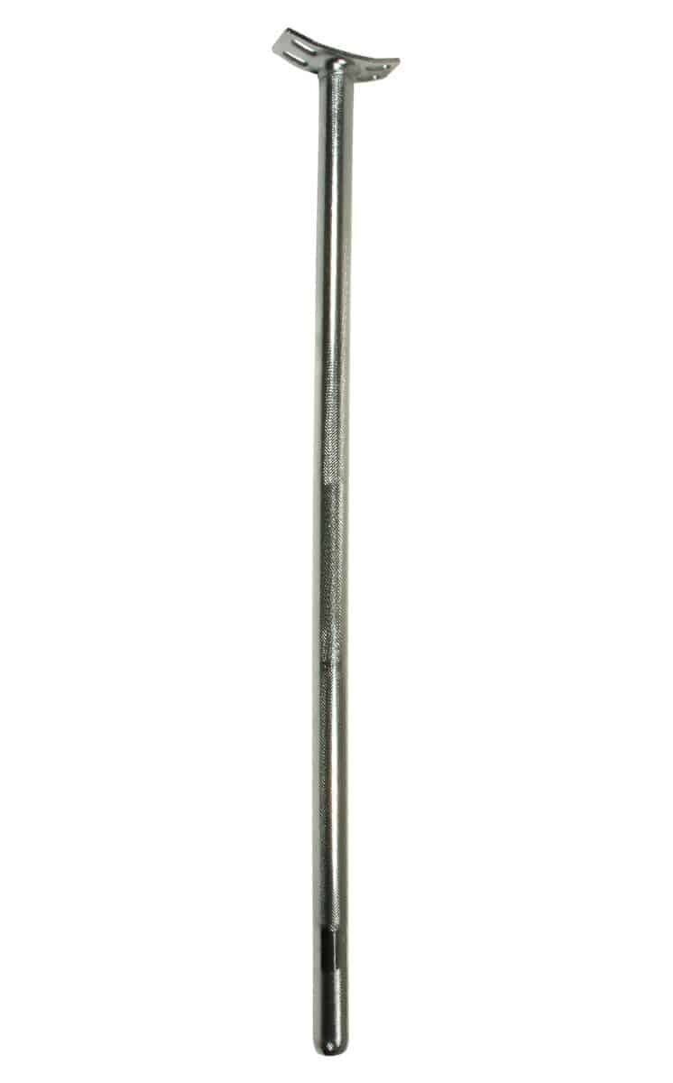 QU-AX Tek Teker Sele Borusu Çelik Gri 25,4x700mm