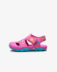 Skechers Side Wave Kız Çocuk Sandalet Terlik - Pembe