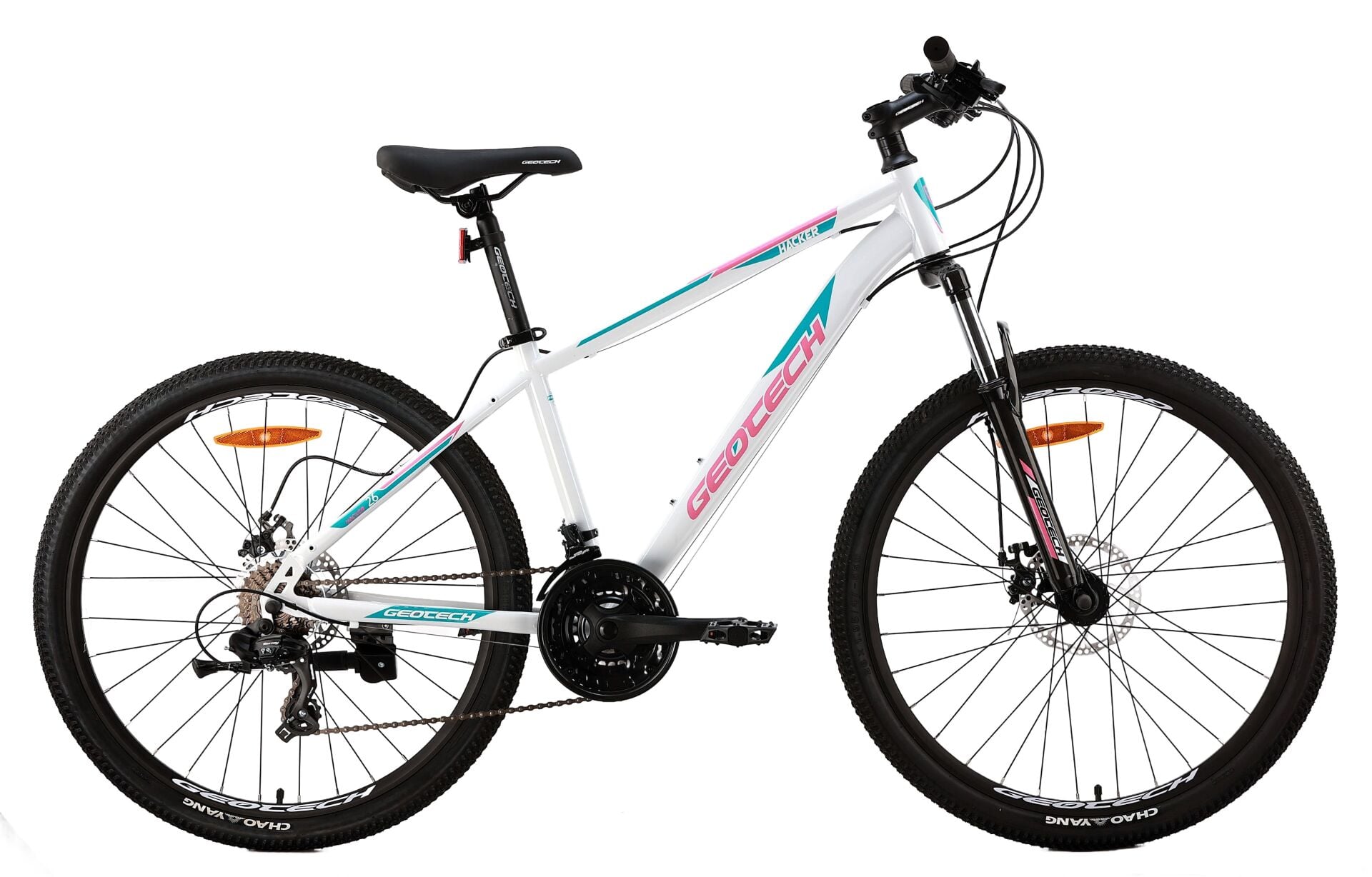 Geotech Hacker 26 Dağ Bisikleti - Beyaz Pembe 2026