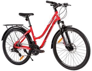 Geotech Hacker 26 Lady Dağ Bisikleti - Kırmızı 2026