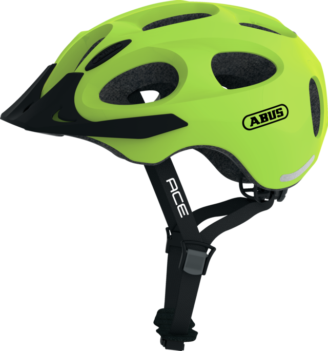 Abus Youn-I Ace Yetişkin Bisiklet Kaskı - Signal Yellow S