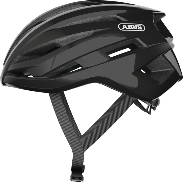 Abus StormChaser Yetişkin Yol Bisiklet Kaskı - Shiny Black L