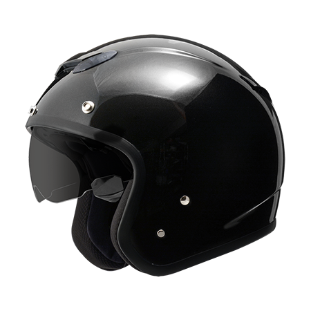 Zeus ZS 381C Motosiklet Kaskı - Parlak Siyah