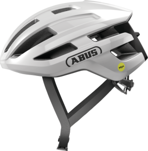 Abus PowerDome MIPS Yetişkin Yol Bisiklet Kaskı - Shiny White