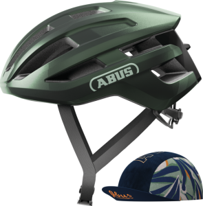 Abus PowerDome ACE Yetişkin Yol Bisiklet Kaskı - Moss Green