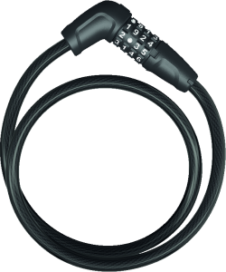 Abus 6412C/120 Şifreli Bisiklet Kiliti - Siyah