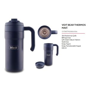 Voit Bear Termos 650 ML - Mavi