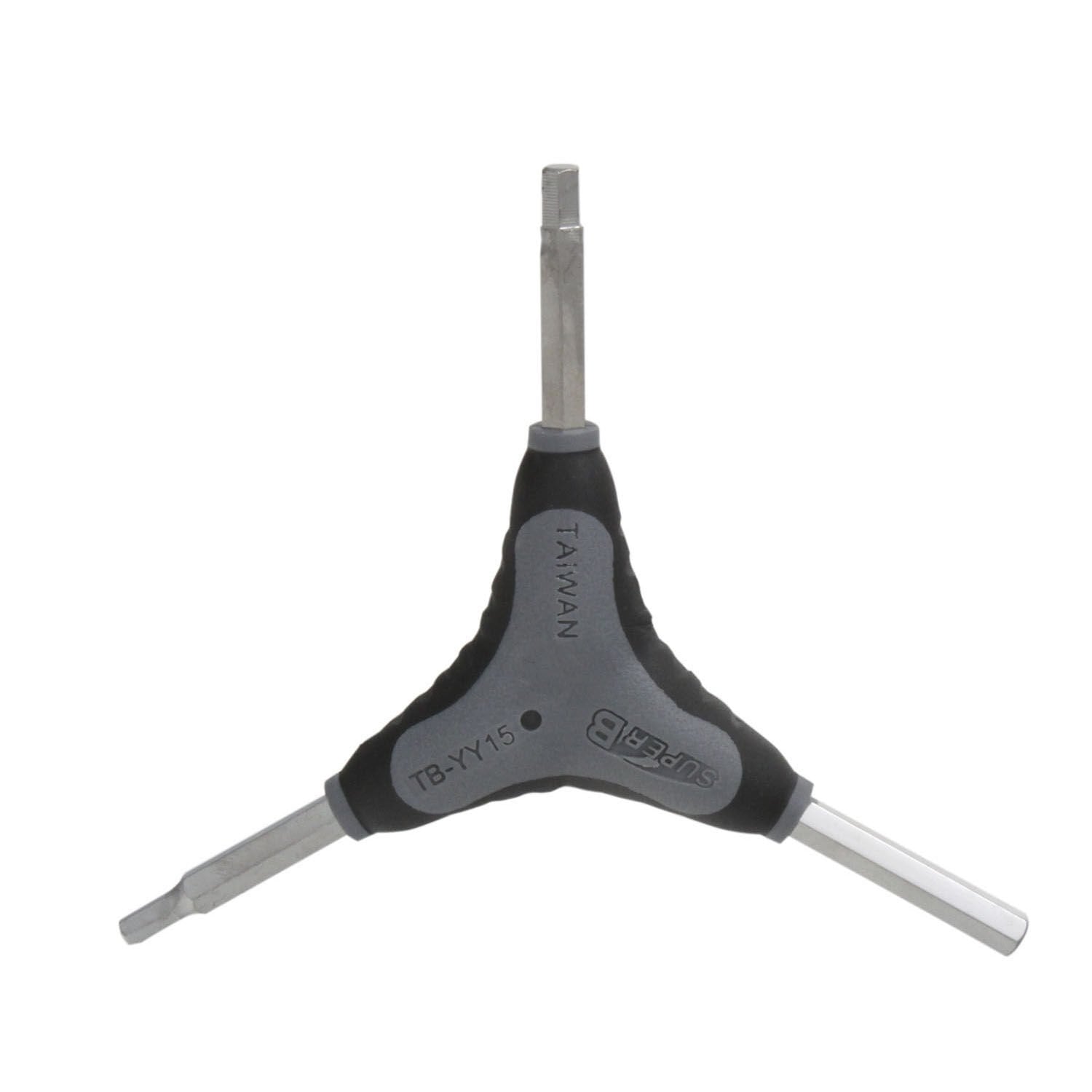 Super B TB-YY 15 Üç Kollu Y Alyan Anahtar 4/5/6 mm