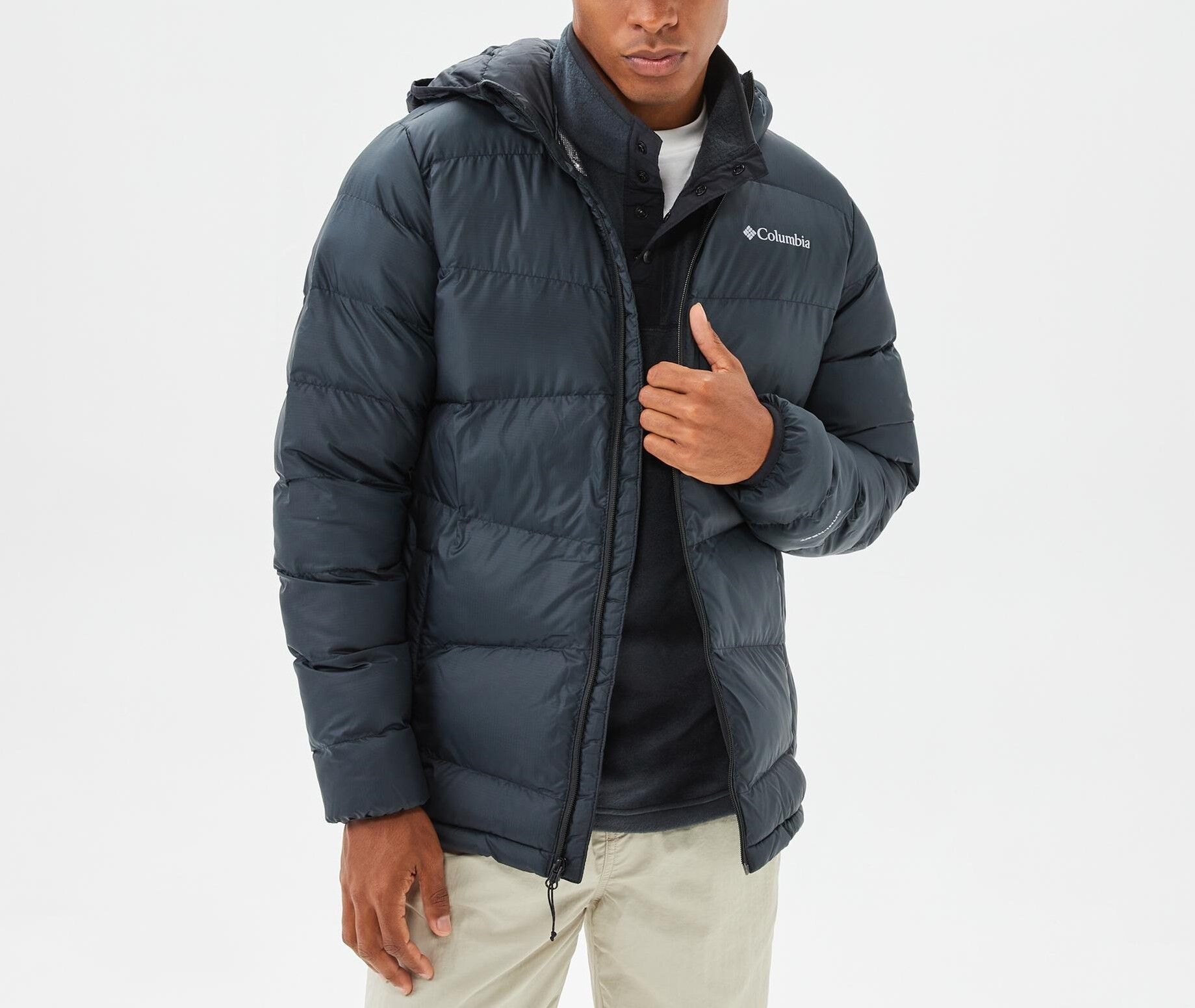 Columbia Fivemile Butte Hooded Jacket Erkek Siyah Mont S