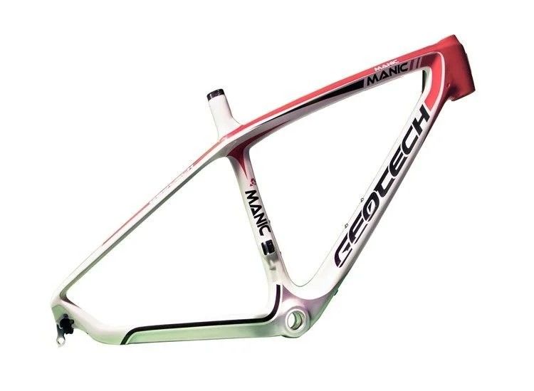 Geotech Manic 26 inç Carbon Dağ Bisikleti Kadrosu Kırmızı - 41 cm