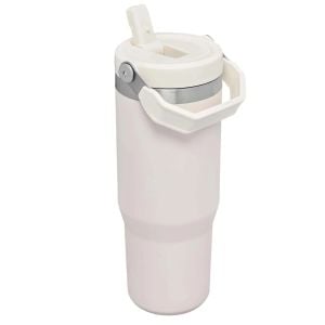 Stanley The IceFlow Flip Straw Pipetli Termos Bardak 0,89 LT - Açık Pembe