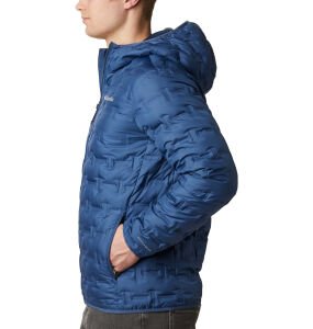 Columbia Delta Ridge Down Hooded Erkek Mavi Mont