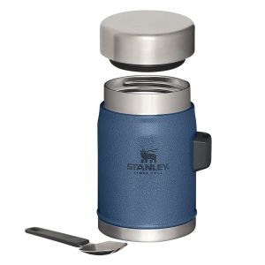 Stanley Klasik Paslanmaz Çelik Yemek Termosu Kaşıklı 0,40 LT - Koyu Mavi