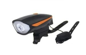 X-Bicycle 6163 Ön Işık ve Elektronik Zil Turuncu