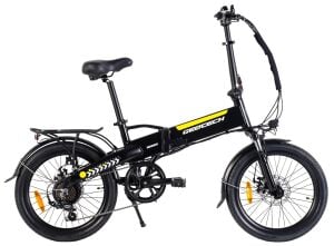 Geotech Hummer Elektrikli Katlanır Bisiklet - Siyah/Sarı 2026