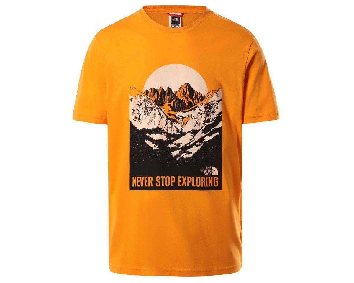 The North Face Natural Wonders Tee Erkek Tişört - Turuncu