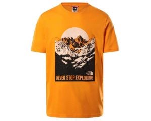 The North Face Natural Wonders Tee Erkek Tişört - Turuncu