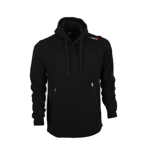 Sandfox Relax Erkek Kapşonlu Sweatshirt - Siyah