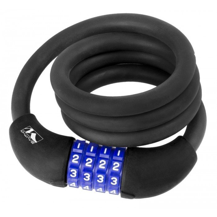 M-Wave Silicone Spiral Şifreli Kilit