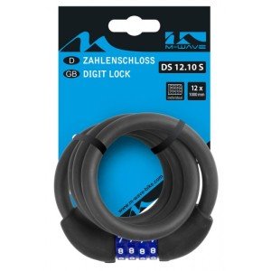 M-Wave Silicone Spiral Şifreli Kilit