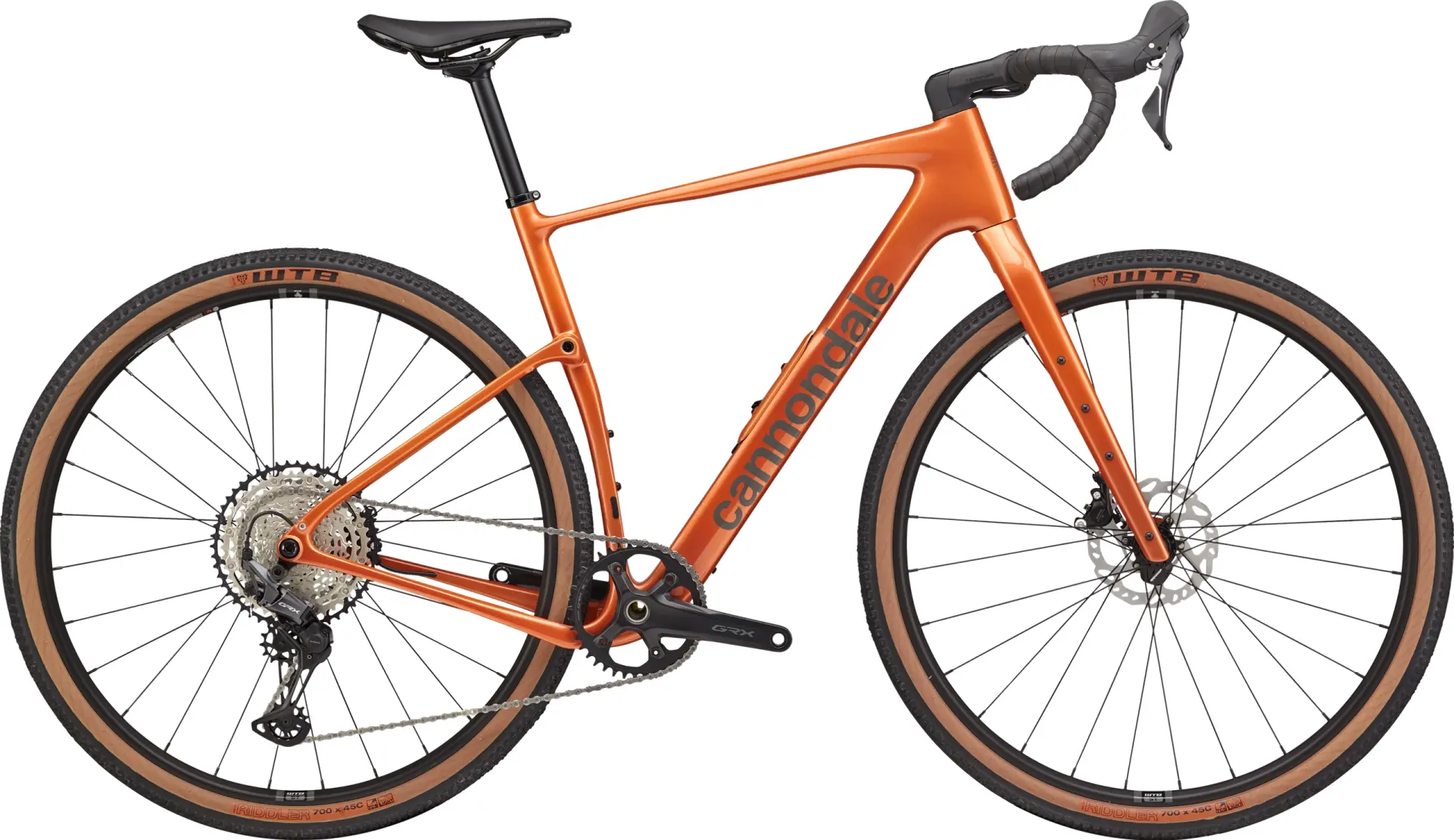Cannondale Topstone Carbon 3 GRX 1x Gravel Yol Bisikleti - Orange Slice