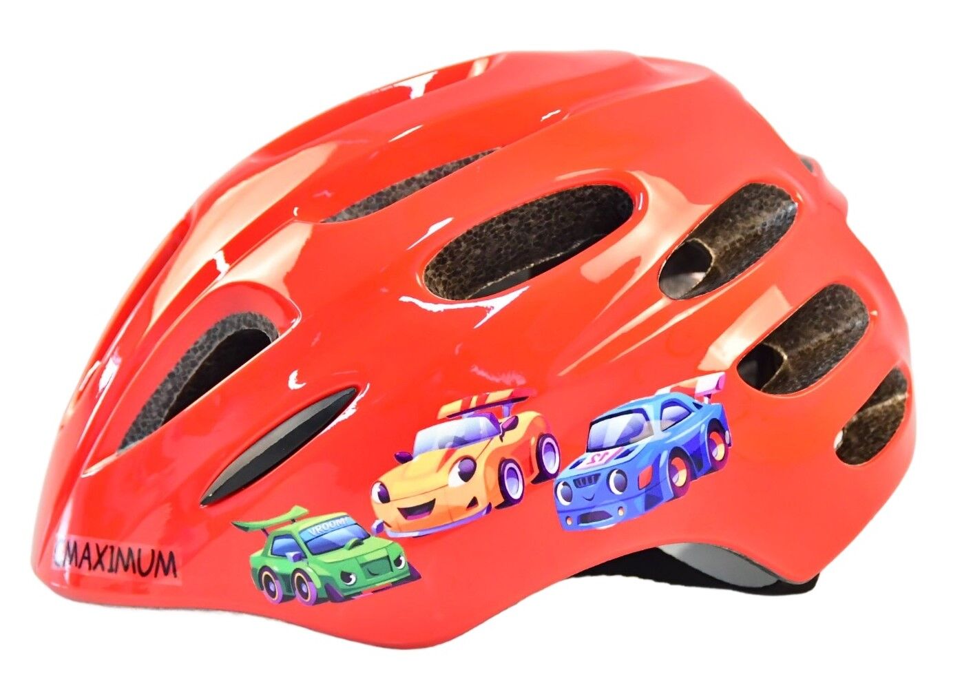 CMaximum KS01 Çocuk Bisiklet Kaskı - Glossy Red
