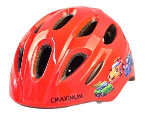 CMaximum KS01 Çocuk Bisiklet Kaskı - Glossy Red