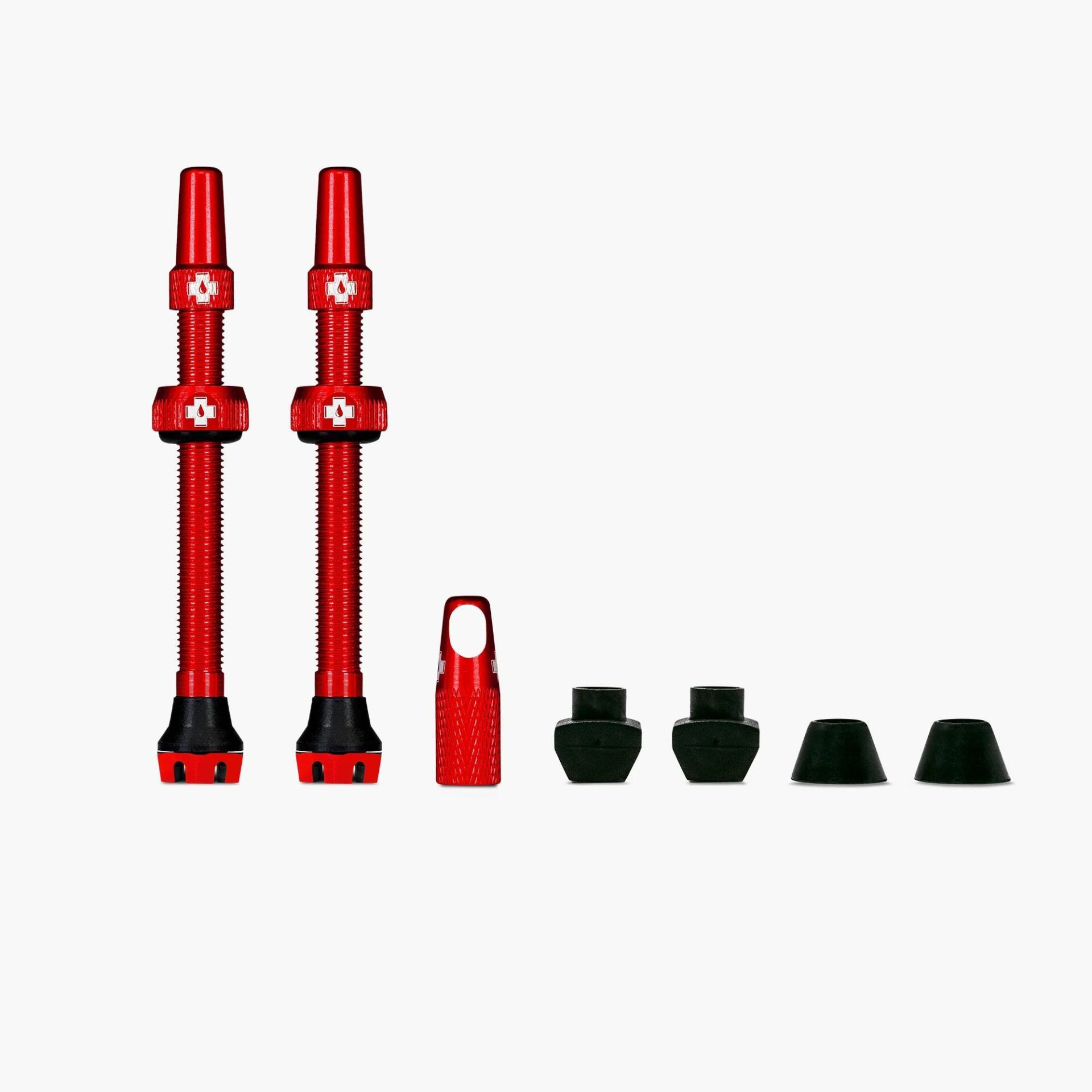 Muc-Off Tubeless Presta Sibop V2 Çift 44mm - Kırmızı