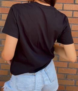 Serra Cavcav Vespa Vibes Regular T-Shirt - Siyah