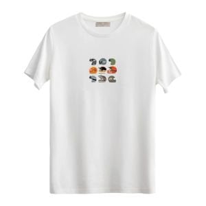 Serra Cavcav Helmet Passion Regular T-Shirt - Beyaz