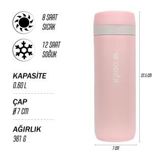 IGLOO Squid Termos 600ml - Pembe