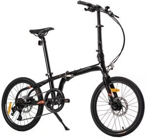 Geotech Fold Up 20.4 20 Jant 8 Vites HD Katlanır Bisiklet - Siyah 2026