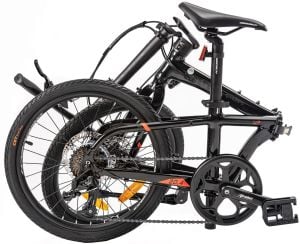 Geotech Fold Up 20.4 20 Jant 8 Vites HD Katlanır Bisiklet - Siyah 2026