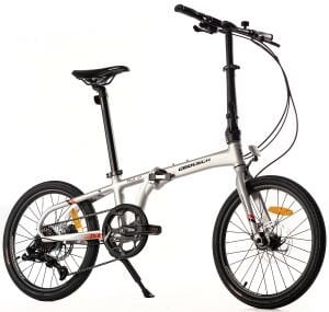 Geotech Fold Up 20.4 20 Jant 8 Vites HD Katlanır Bisiklet - Gümüş 2026