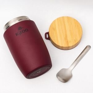 IGLOO Bamboo Yemek Termosu 500ml - Bordo