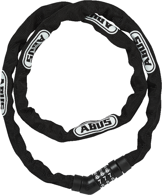Abus Steel-O-Chain 4804C/110 Şifreli Bisiklet Kiliti - Siyah