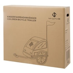 M-Wave Stalwart Kid Easy Light Çocuk Bagaj Bisiklet Römorku