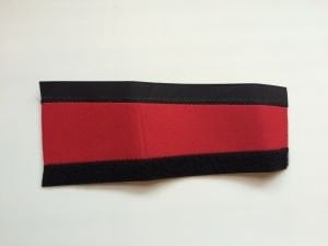 Delta Kumaş Kadro Koruyucu Kırmızı-Siyah