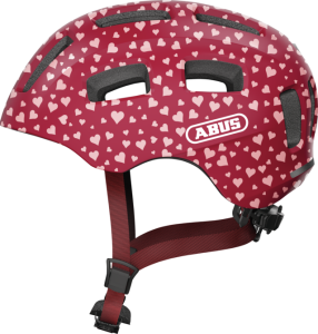 Abus Youn-I 2.0 Çocuk Genç Bisiklet Kaskı - Cherry Heart