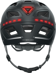 Abus Hyban 2.0 LED Yetişkin Bisiklet Kaskı - Signal Black