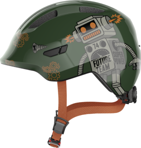 Abus Smiley 3.0 Çocuk Bisiklet Kaskı - Green Robo S